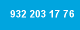 932 203 17 76 932 203 17 76